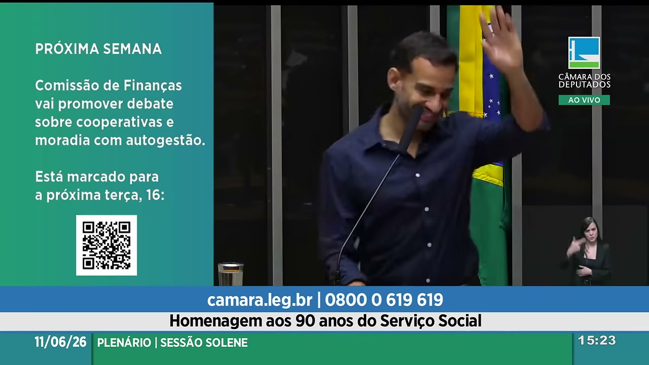 Vídeo do evento em 1:00:39