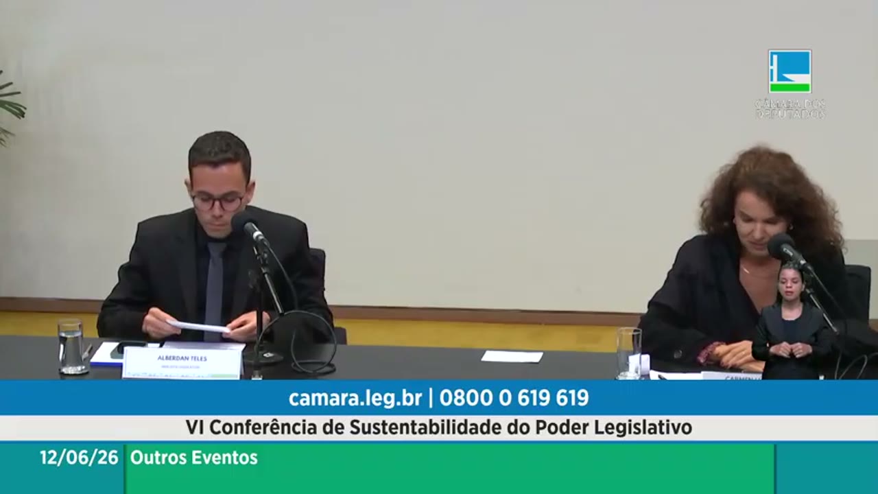 Vídeo do evento em 1:03:11