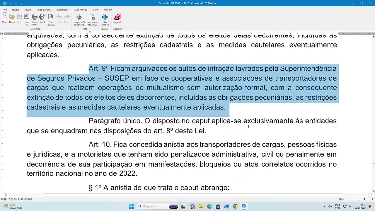 Vídeo do evento em 2:16:25