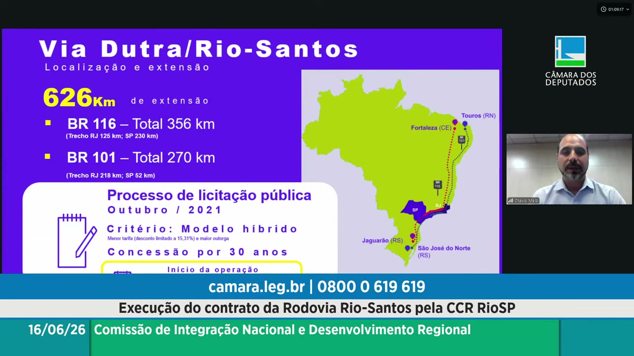 Vídeo do evento em 17:02