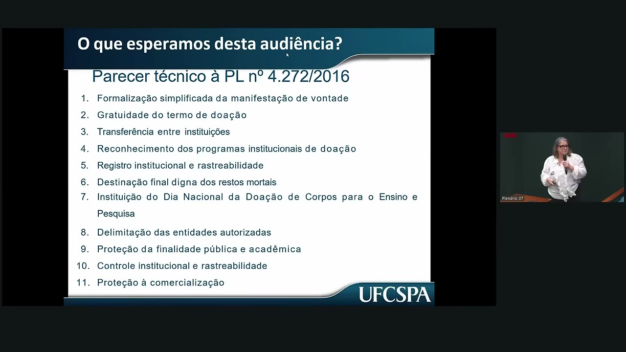 Vídeo do evento em 40:05