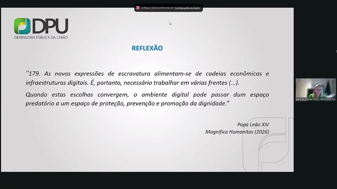 Vídeo do evento em 1:31:11