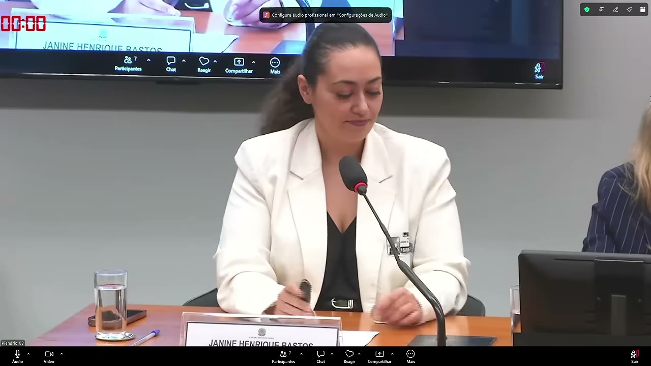 Vídeo do evento em 1:58:13