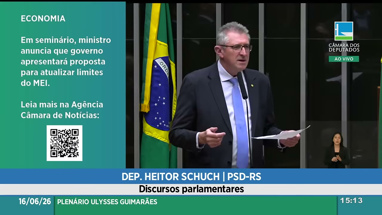 Vídeo do evento em 1:15:01