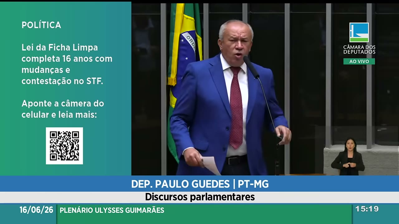 Vídeo do evento em 1:20:54