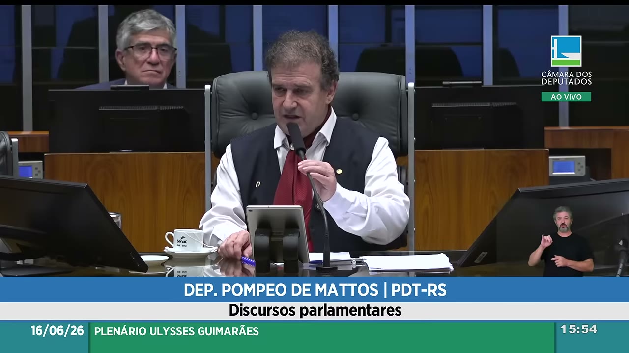Vídeo do evento em 1:56:07
