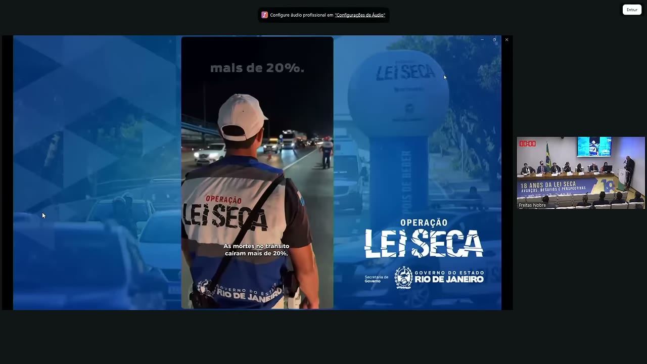 Vídeo do evento em 11:34