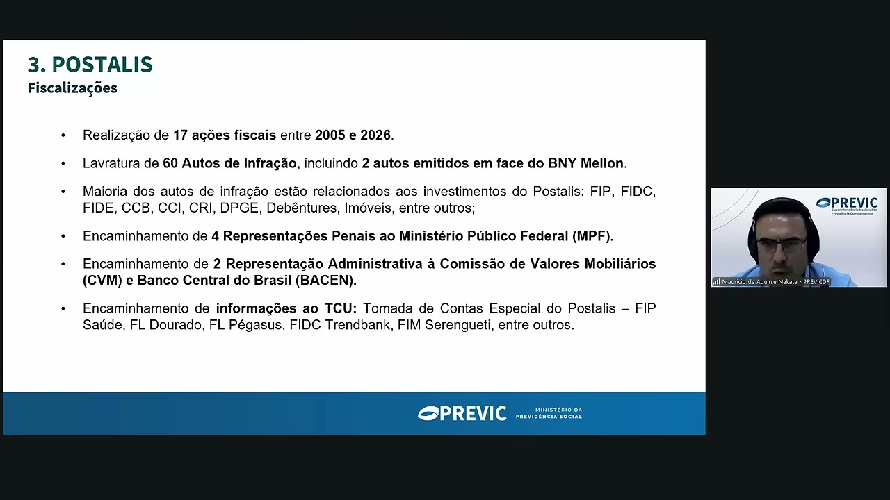 Vídeo do evento em 44:23