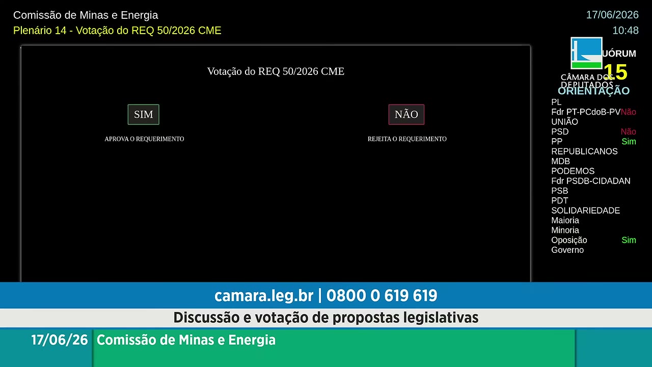 Vídeo do evento em 26:34