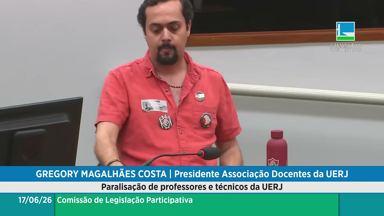 Vídeo do evento em 1:16:49