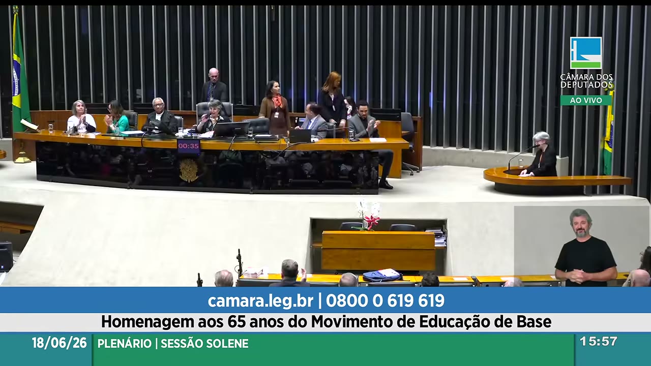 Vídeo do evento em 1:11:06