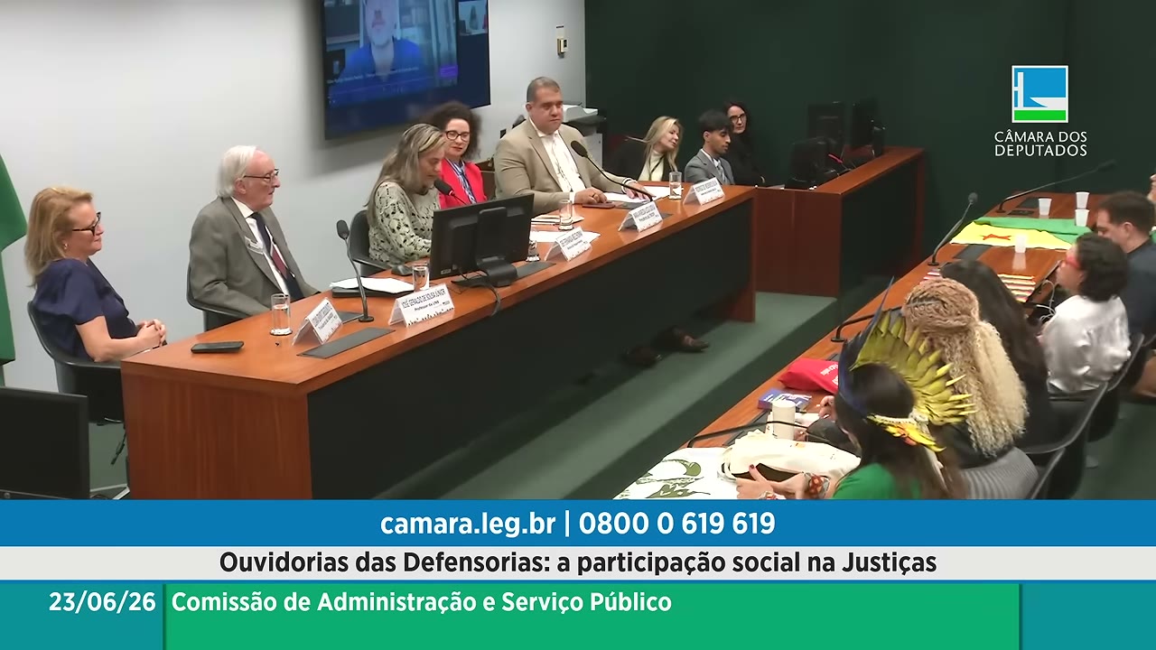Vídeo do evento em 1:06:49