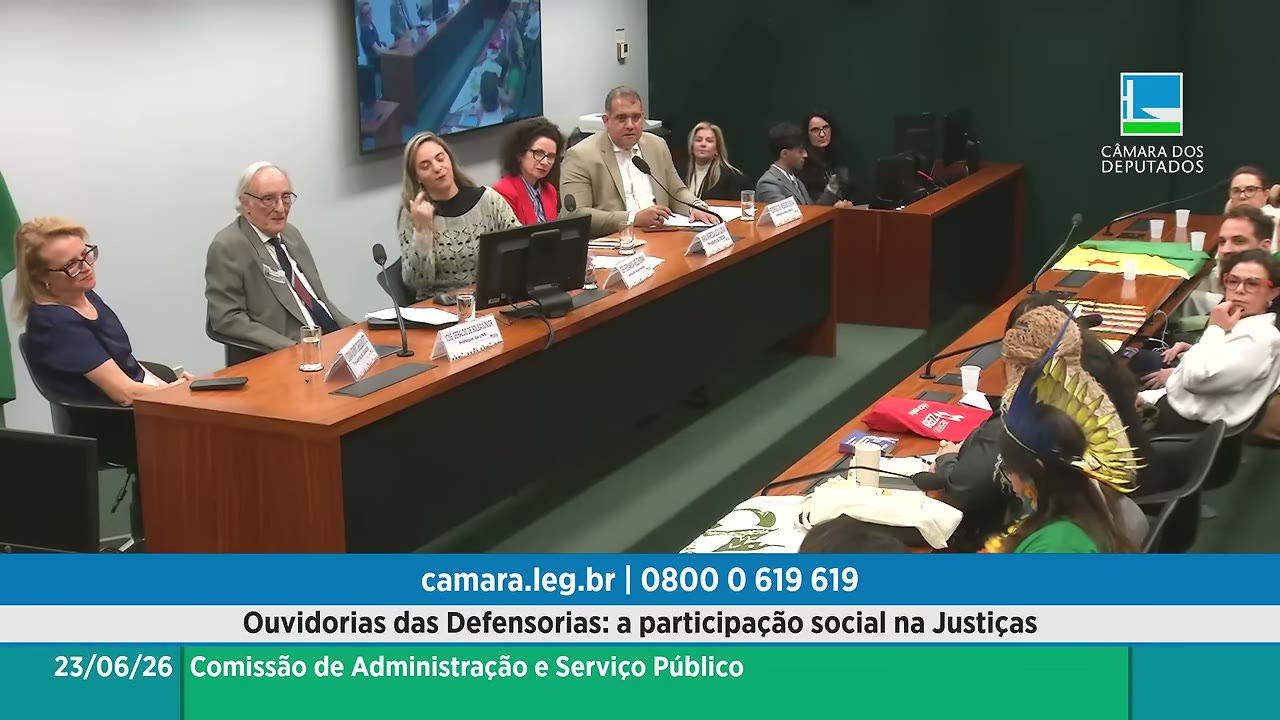 Vídeo do evento em 1:09:16