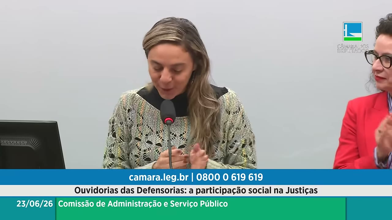 Vídeo do evento em 1:13:20