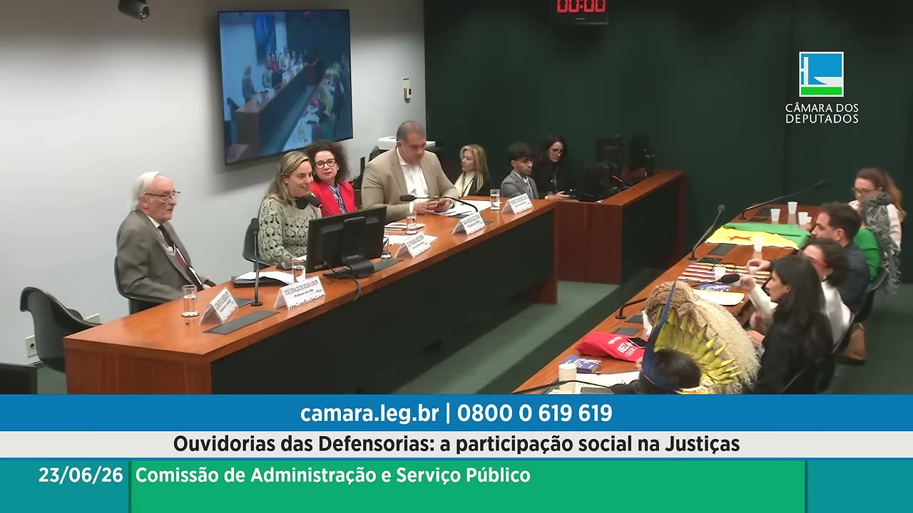 Vídeo do evento em 1:17:47