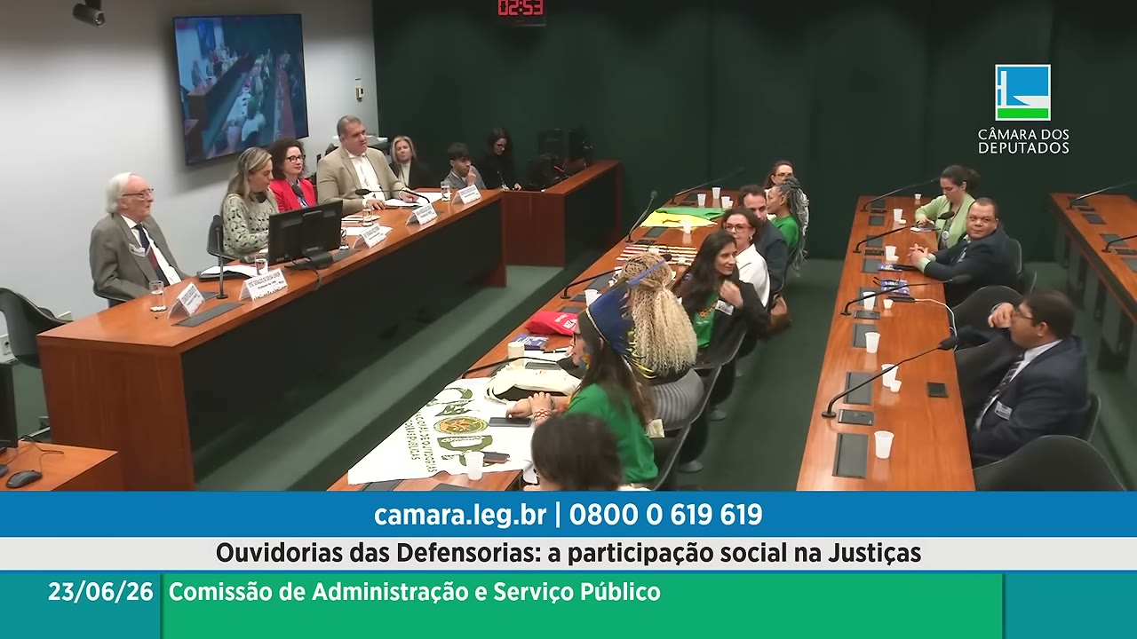 Vídeo do evento em 1:23:26
