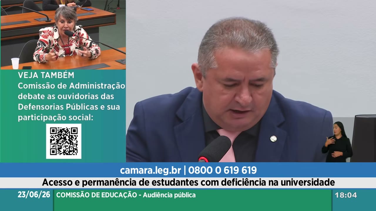 Vídeo do evento em 1:49:05