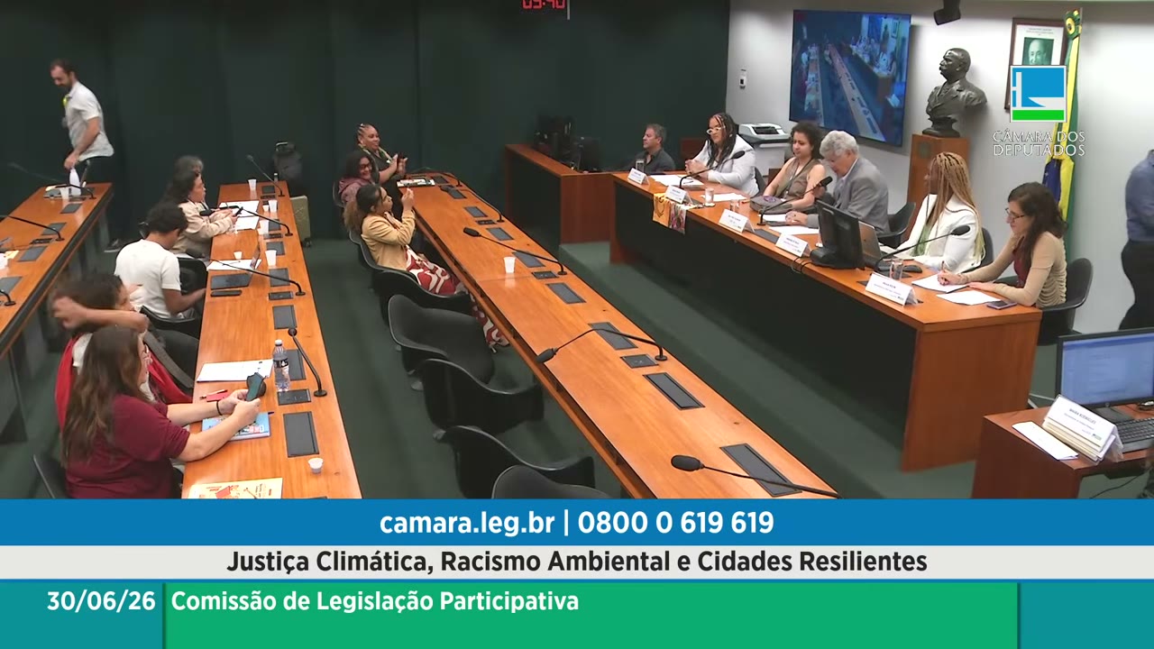 Vídeo do evento em 58:12