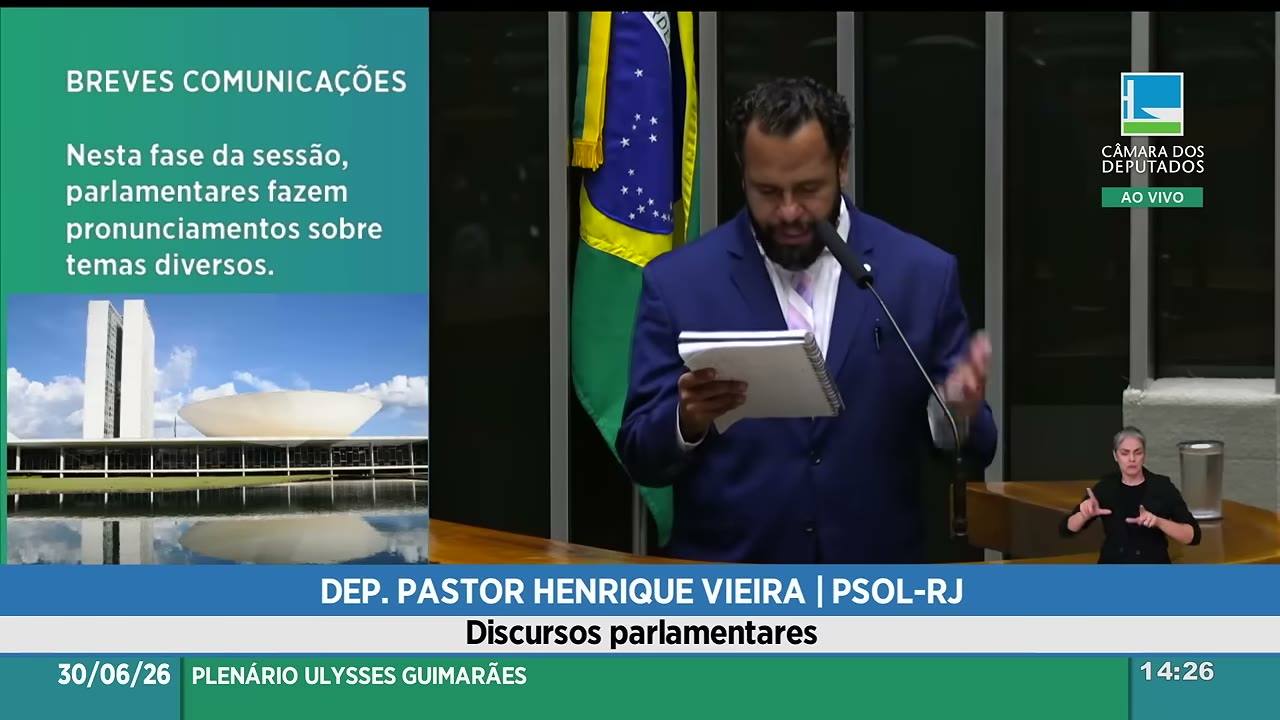 Vídeo do evento em 2:38