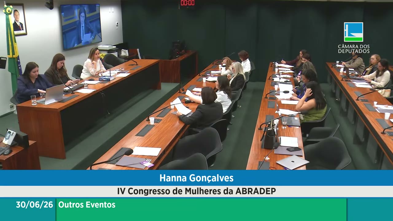 Vídeo do evento em 1:06:46