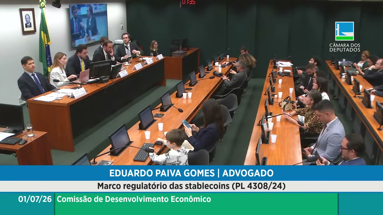 Vídeo do evento em 1:38:46