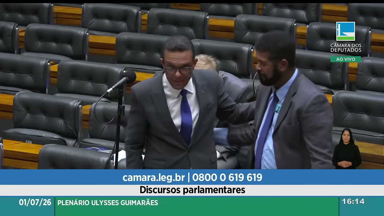 Vídeo do evento em 1:16:21