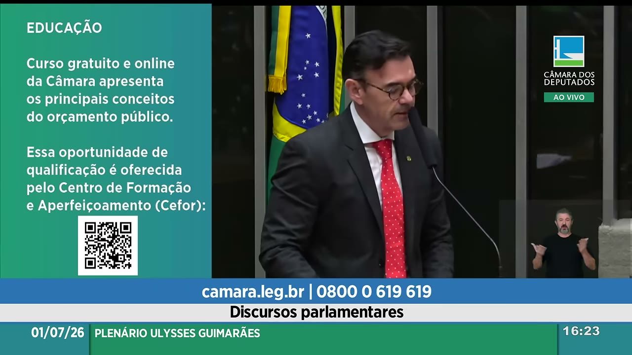 Vídeo do evento em 1:24:34