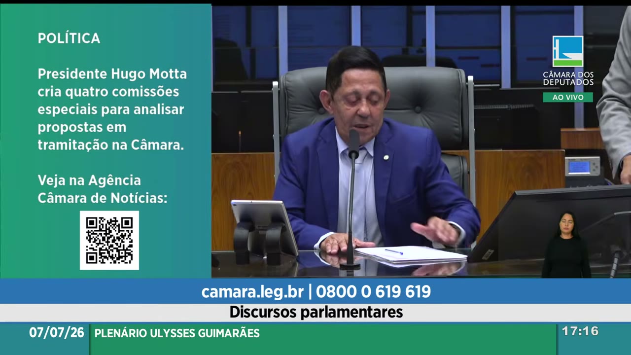 Vídeo do evento em 2:58:33