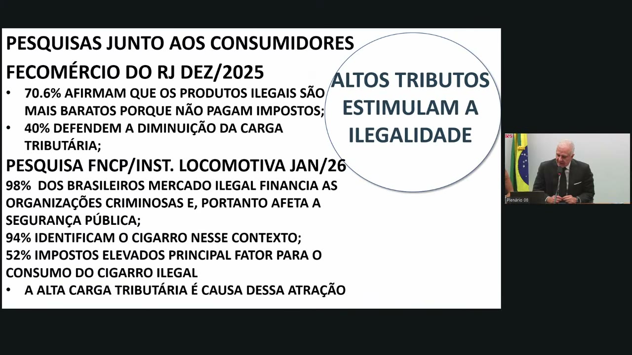 Vídeo do evento em 1:10:27