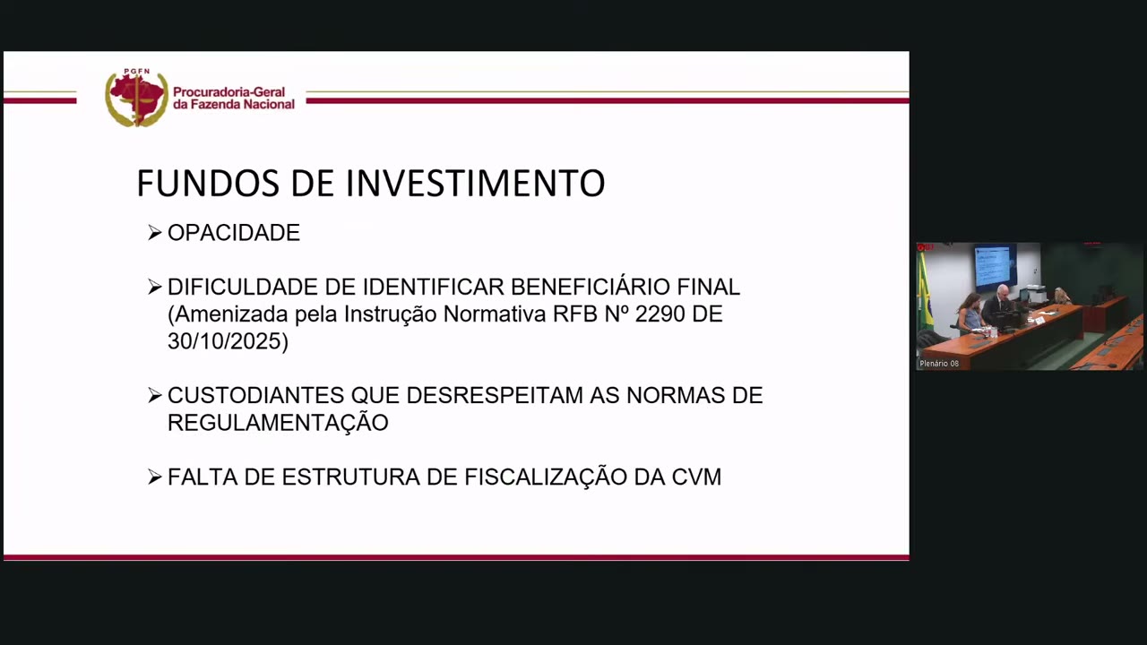 Vídeo do evento em 1:32:00