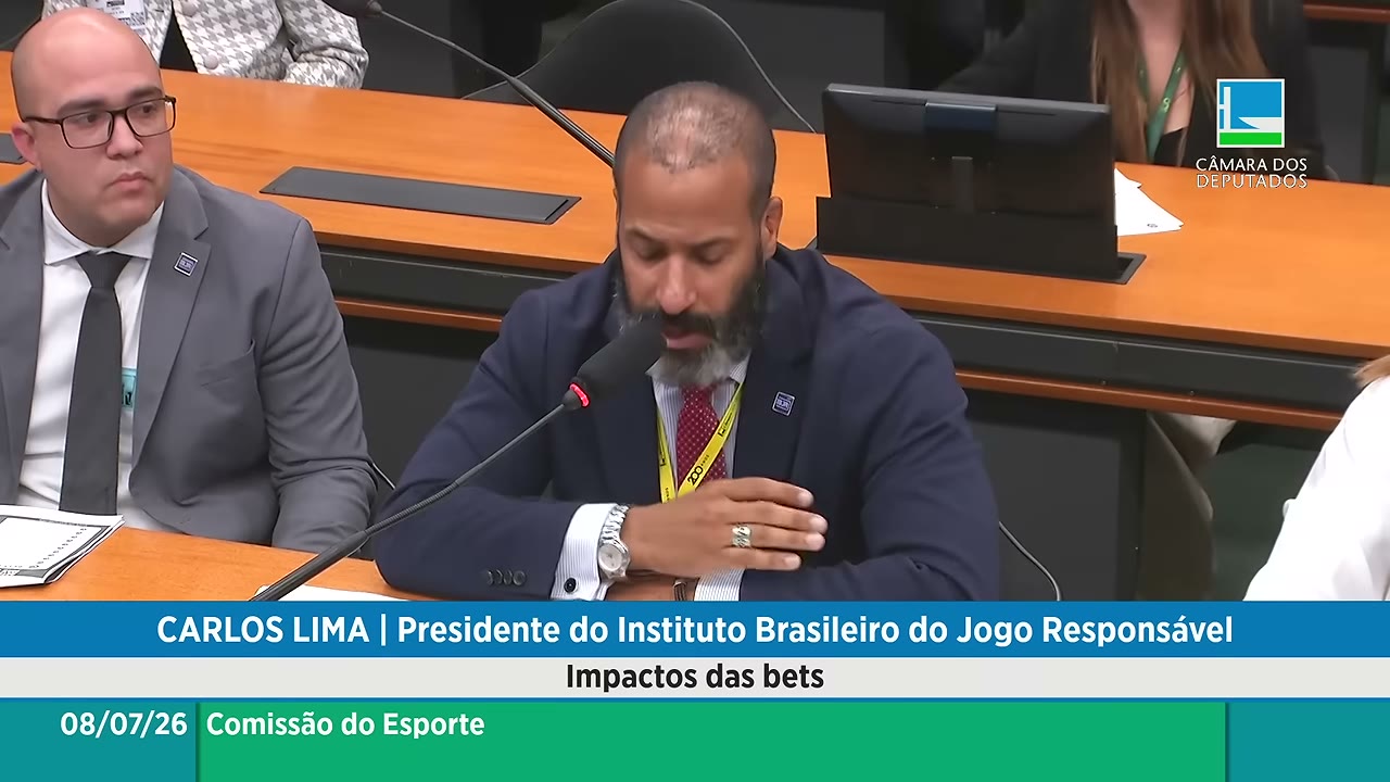 Vídeo do evento em 1:08:35