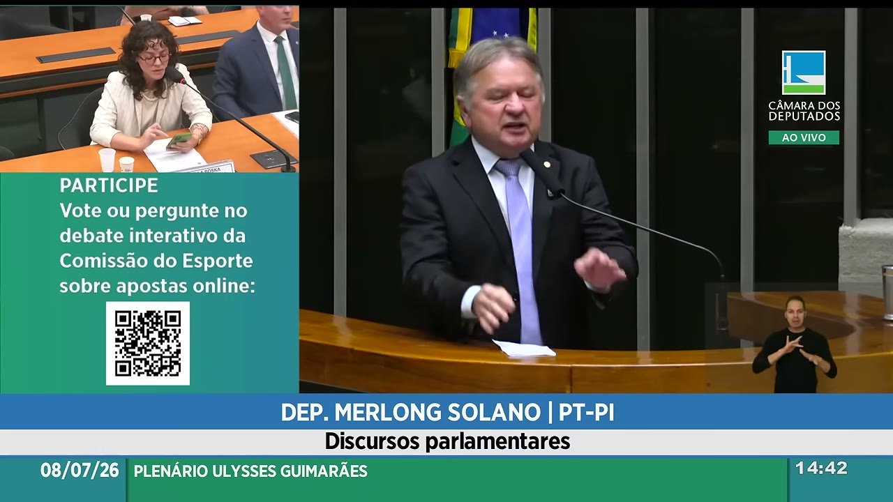 Vídeo do evento em 27:26