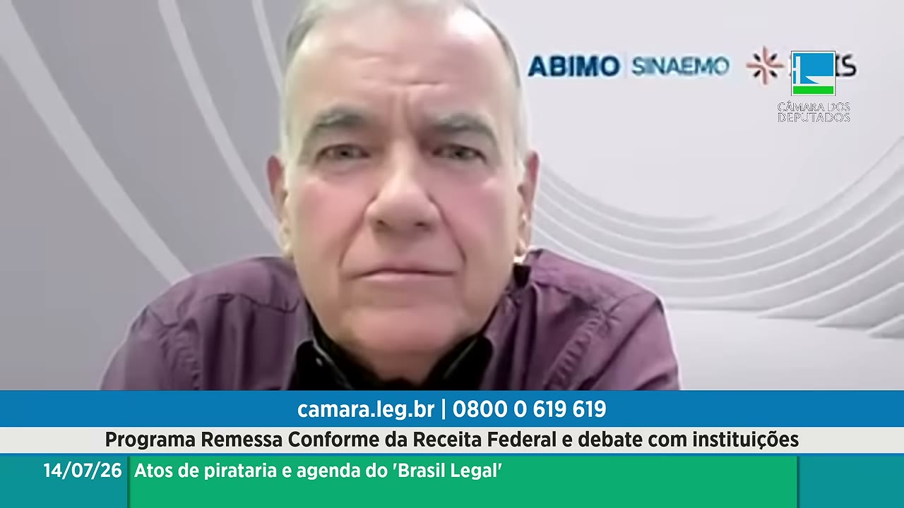 Vídeo do evento em 1:06:27