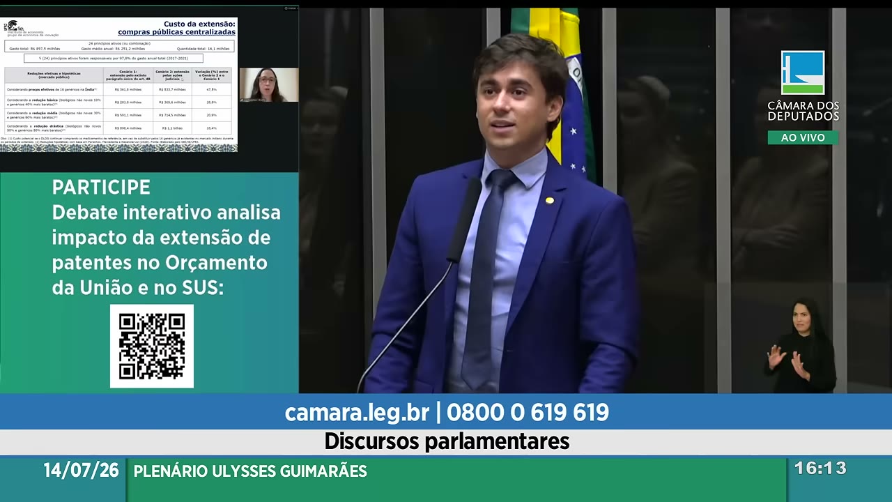 Vídeo do evento em 19:00