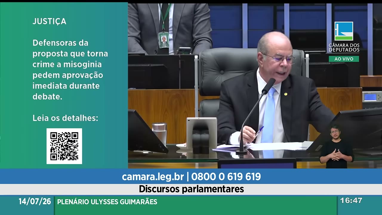 Vídeo do evento em 53:13