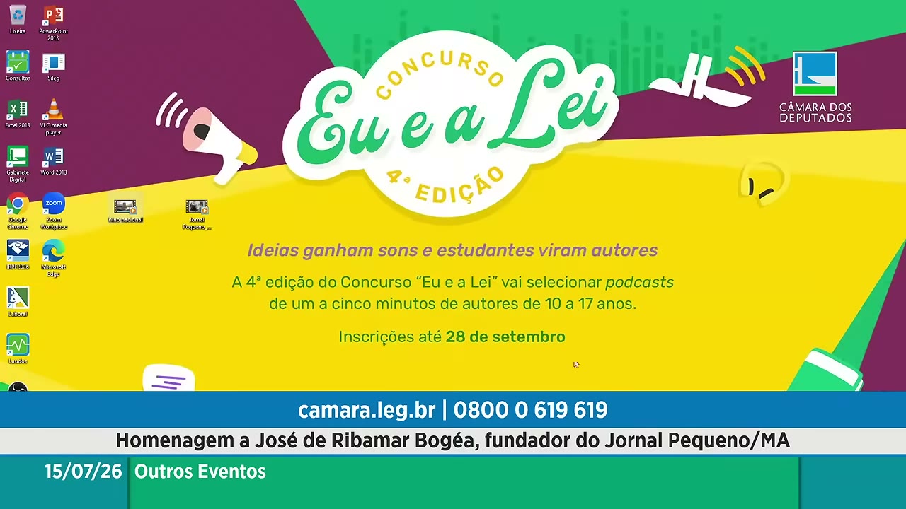 Vídeo do evento em 5:39