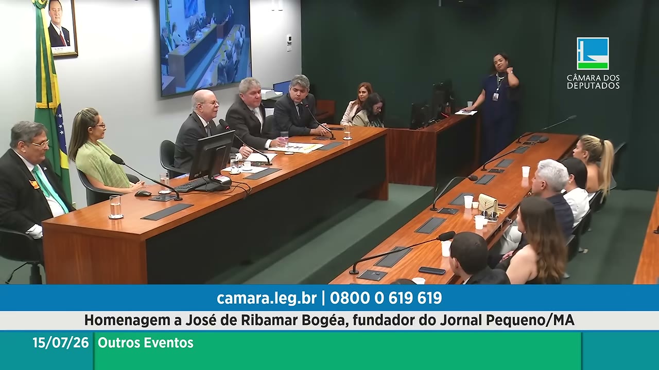Vídeo do evento em 46:17