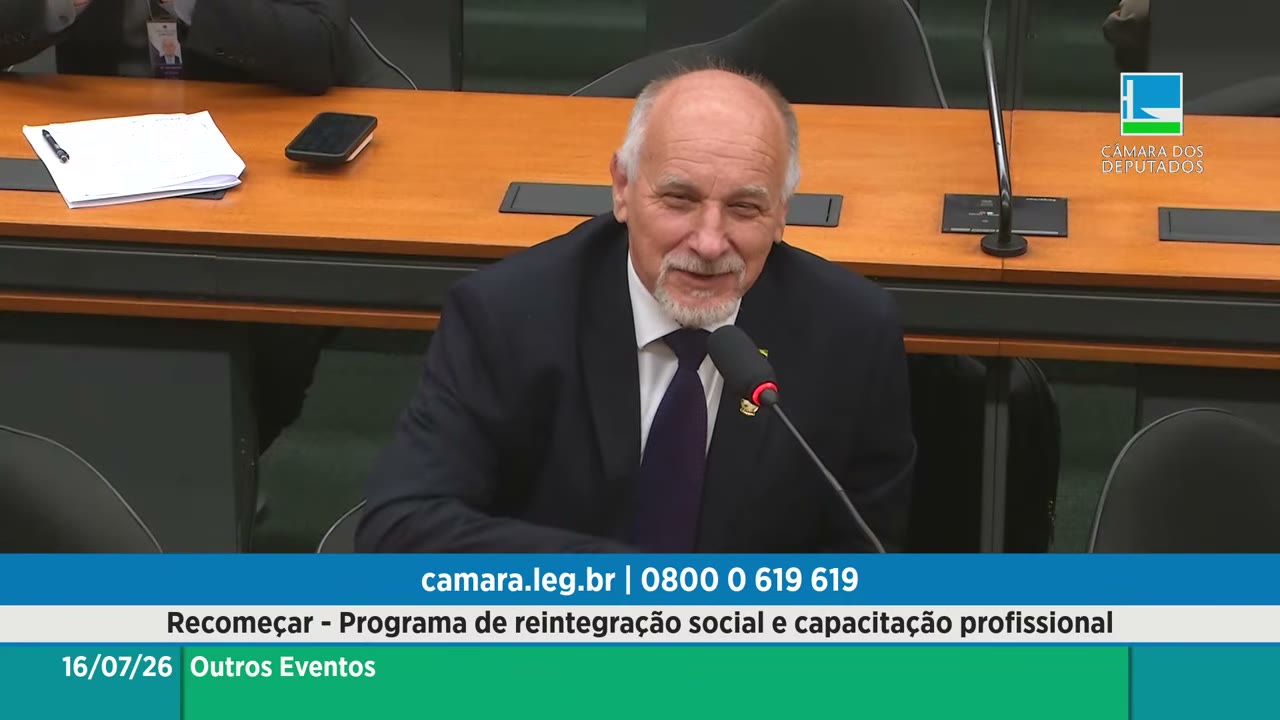 Vídeo do evento em 47:20
