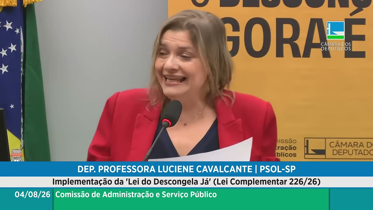 Vídeo do evento em 1:21:40