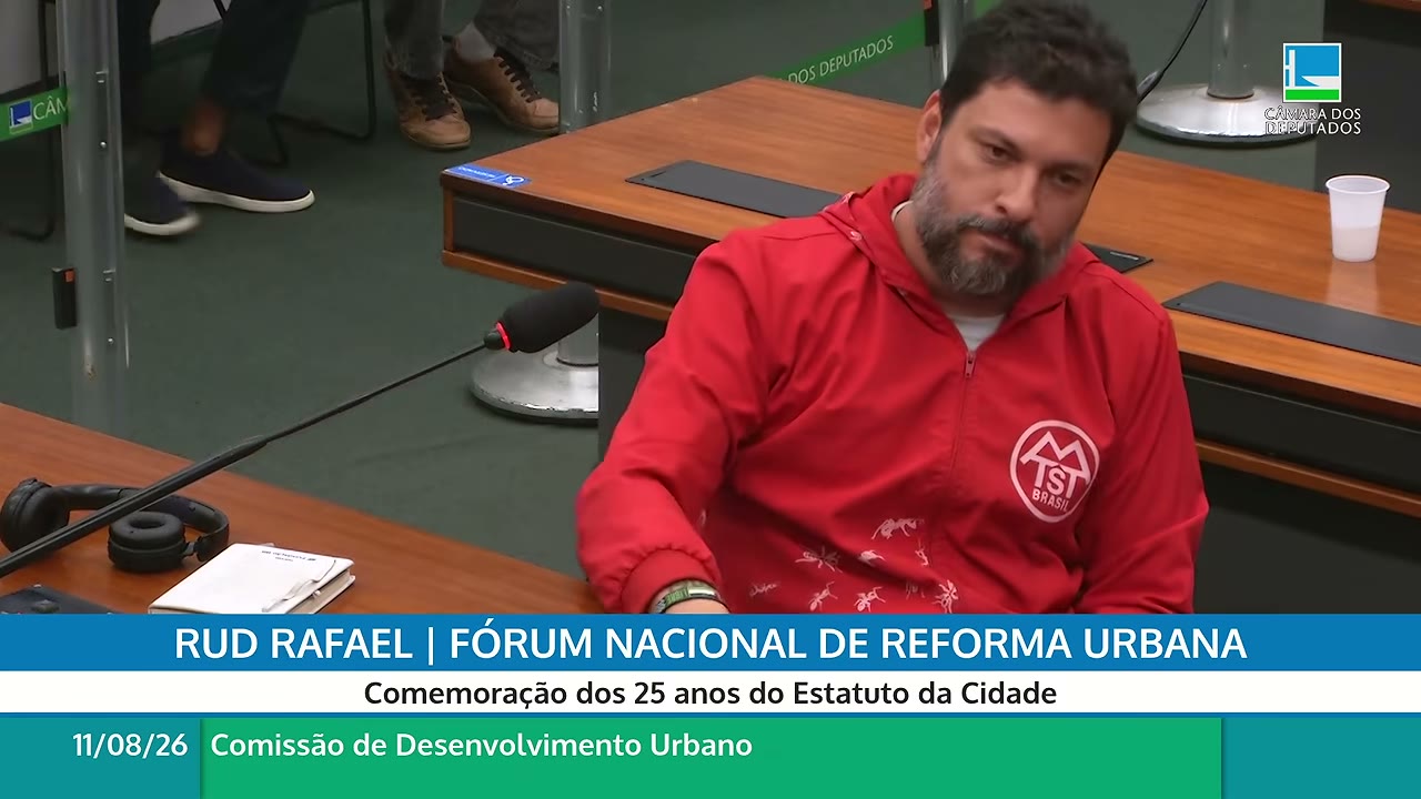 Vídeo do evento em 1:08:44