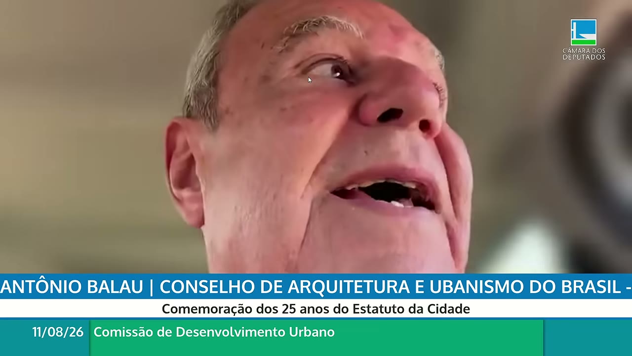 Vídeo do evento em 1:17:10