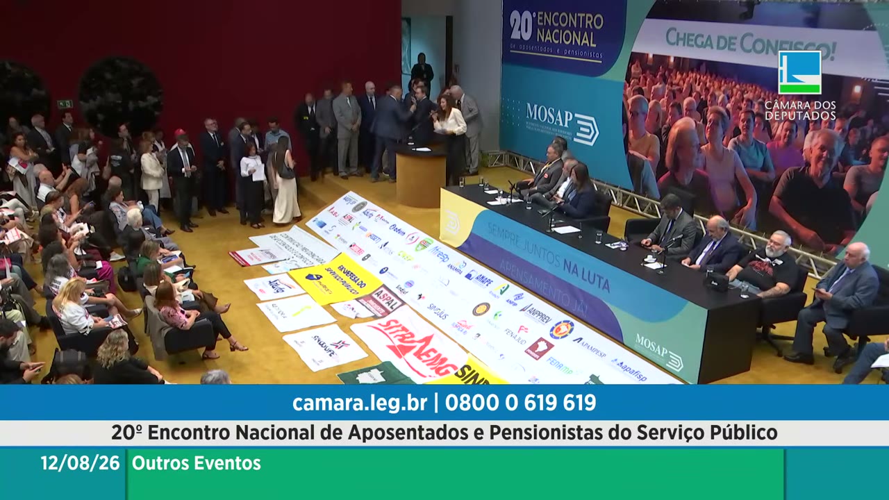 Vídeo do evento em 1:15:31