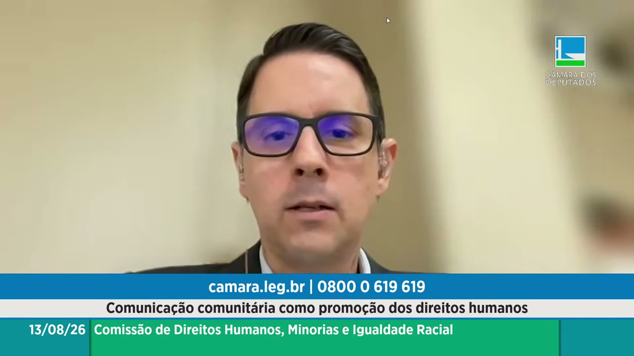 Vídeo do evento em 1:01:20