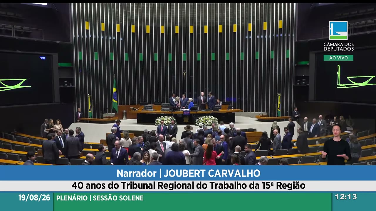 Vídeo do evento em 59:20