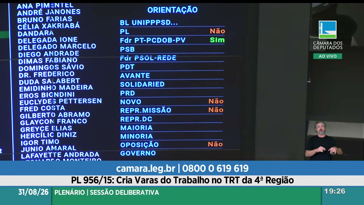 Vídeo do evento em 10:40
