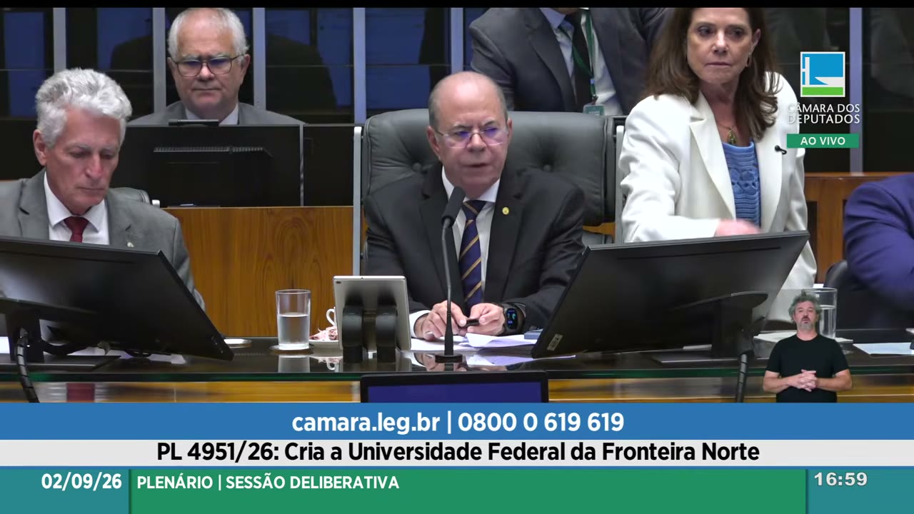 Vídeo do evento em 1:55:16