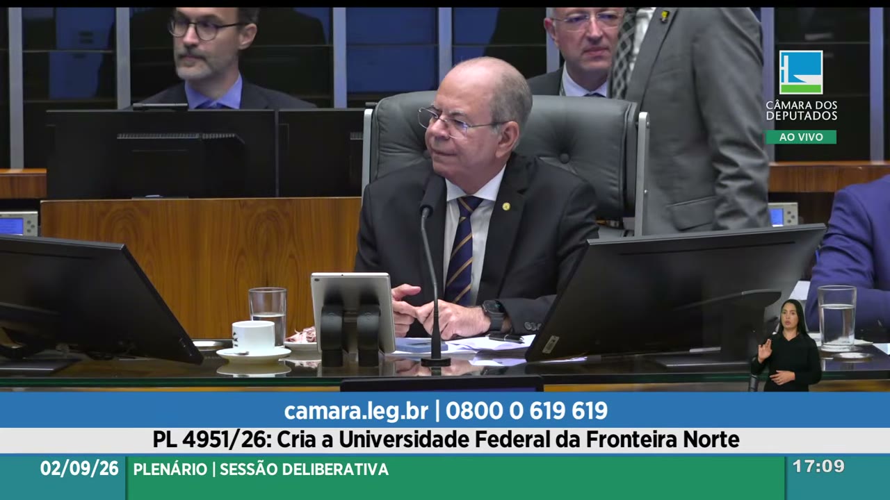 Vídeo do evento em 2:05:31