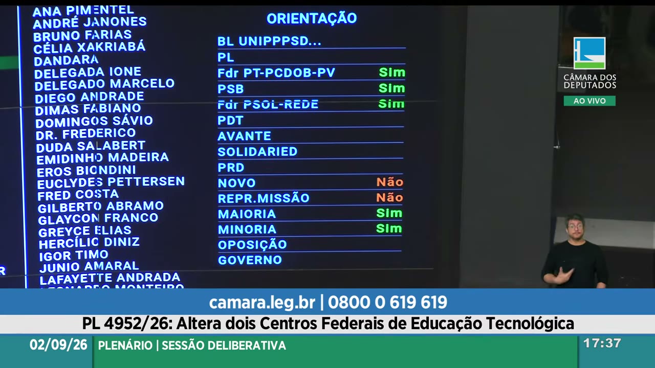 Vídeo do evento em 2:33:39