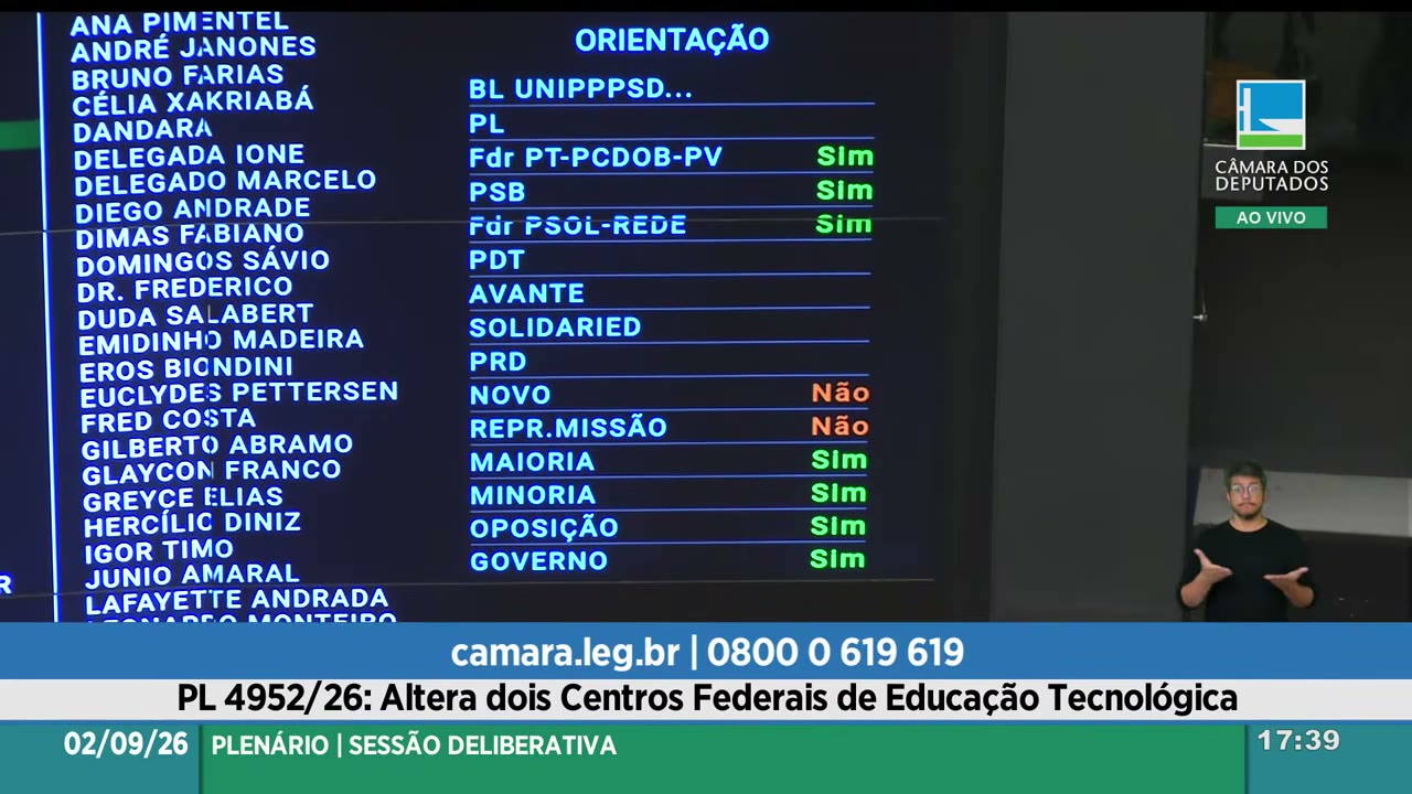 Vídeo do evento em 2:35:48