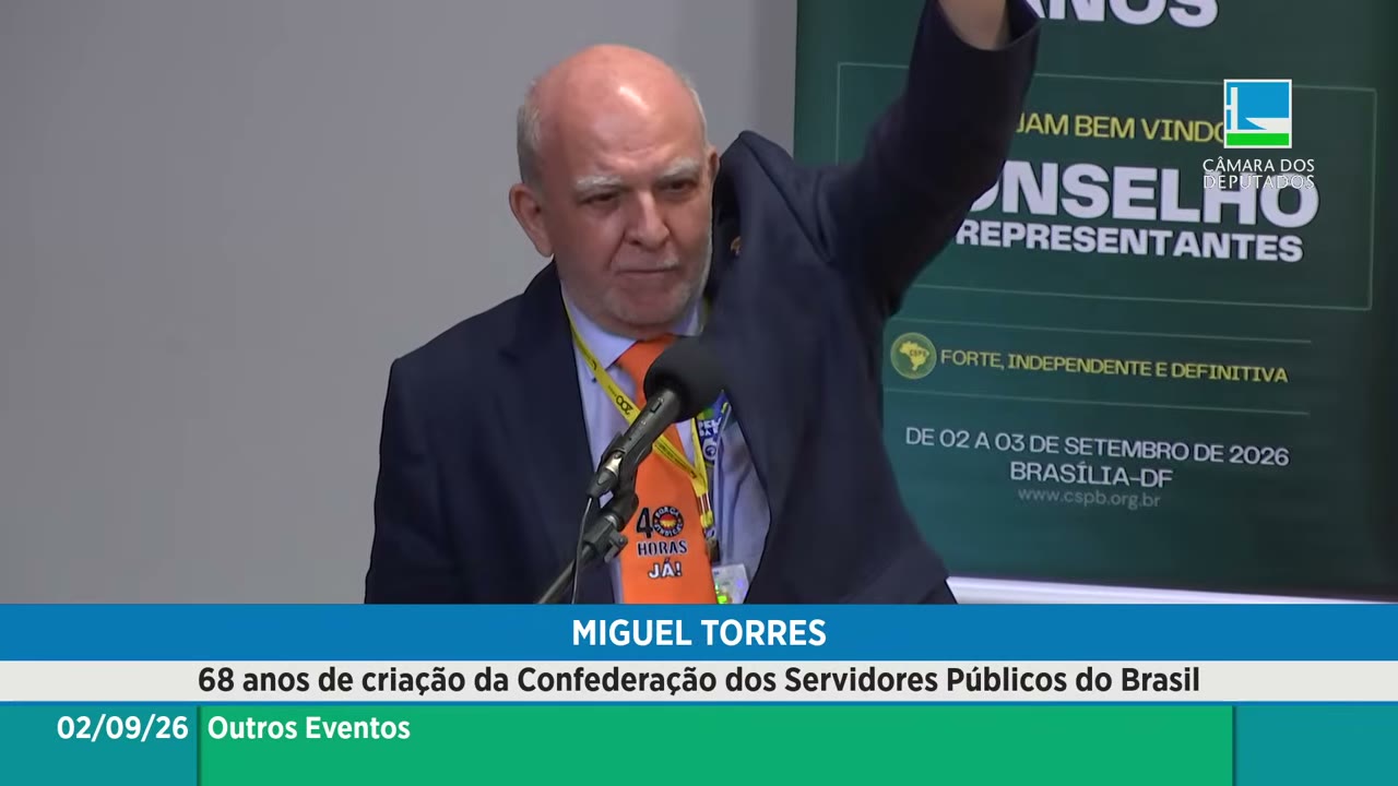 Vídeo do evento em 29:57